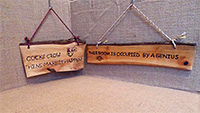 Lady Oak Wood - Shed signs